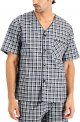 Men's Short Sleeve Nightwear Pajama, Short PJ Set